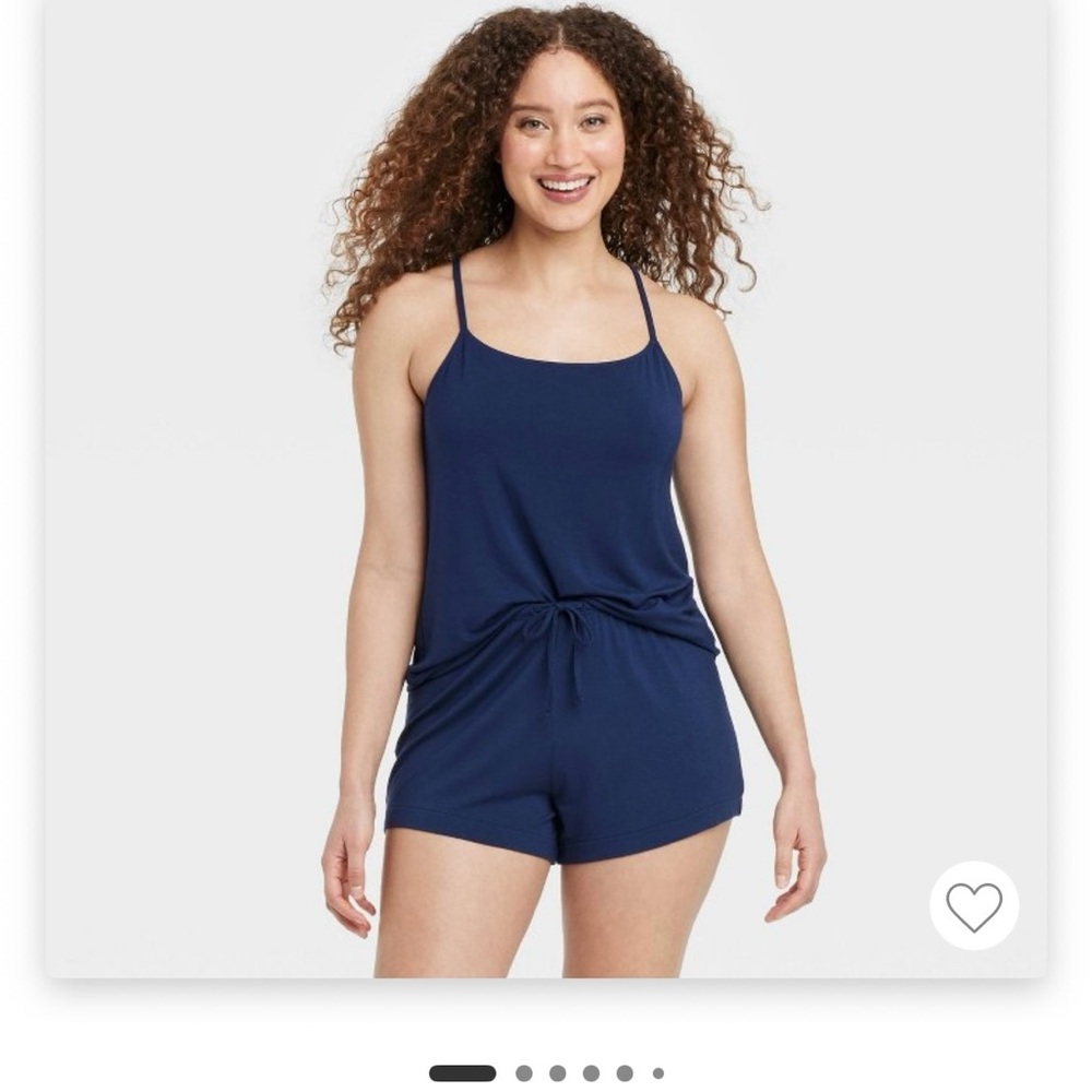 Auden Blue Pajama Set with Relaxed Fit